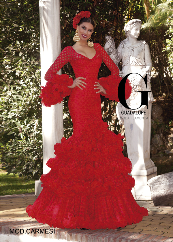 Flamenco Kleid Carmesi