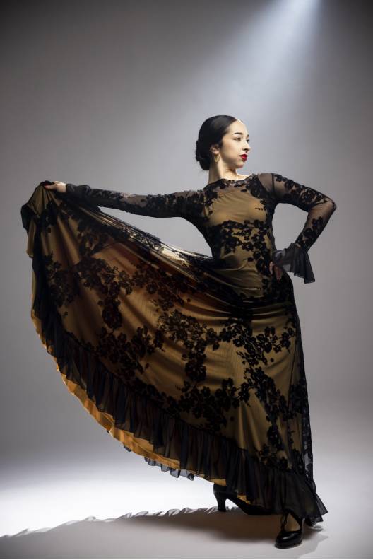 Flamencokleid Raíz Tul Davedans